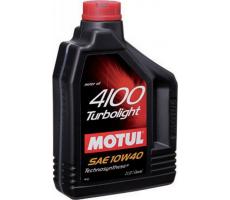 Моторное масло Motul 4100 TURBOLIGHT 10W-40 2л