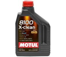 Моторное масло Motul 8100 X-clean 5W-40, 2л