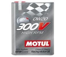 Моторное масло Motul 300V High RPM 0W-20, 2л