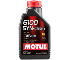 Моторное масло Motul 6100 SYN-clean 5W-40, 1 л
