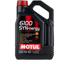 Моторное масло Motul 6100 SYN-nergy 5W40, 4 л
