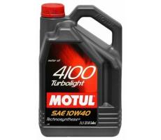 Моторное масло Motul 4100 TURBOLIGHT 10W-40, 5л