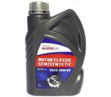 Моторное масло Lotos Motor Classic Semisynthetic SG/CE 10W-40, 1л