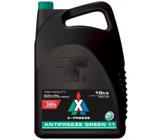 Антифриз X-Freeze Green G11 зеленый, 10кг