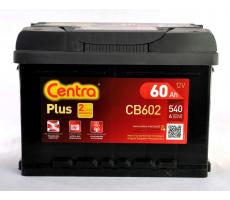 Автомобильный аккумулятор Centra Plus R+ низкий 60 А/ч CB602