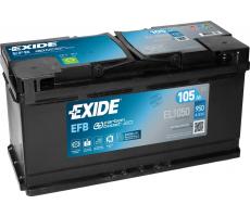 Автомобильный аккумулятор Exide EFB 105 А/ч EL1050
