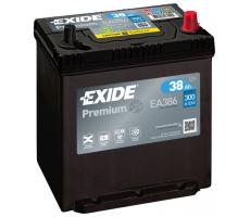 Автомобильные аккумуляторы Exide Premium 38 А/ч EA386
