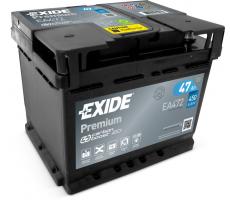 Автомобильные аккумуляторы Exide Premium 47 А/ч EA472