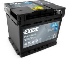 Автомобильные аккумуляторы Exide Premium 53 А/ч EA530