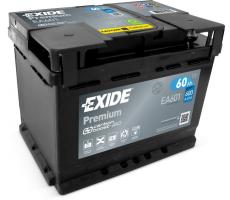 Автомобильные аккумуляторы Exide Premium 60 А/ч EA601