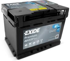 Автомобильные аккумуляторы Exide Premium 61 А/ч EA612