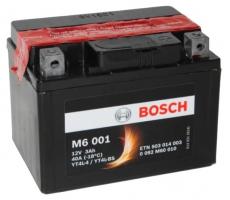 Мотоаккумулятор Bosch M6 001 3 А/ч