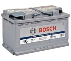 Автомобильный аккумулятор Bosch S6 011 80 А/ч