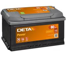 Автомобильный аккумулятор DETA POWER DB802 80 А/ч